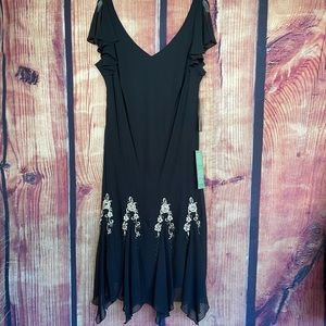 S.L. Fashions - Black special occasion dress.